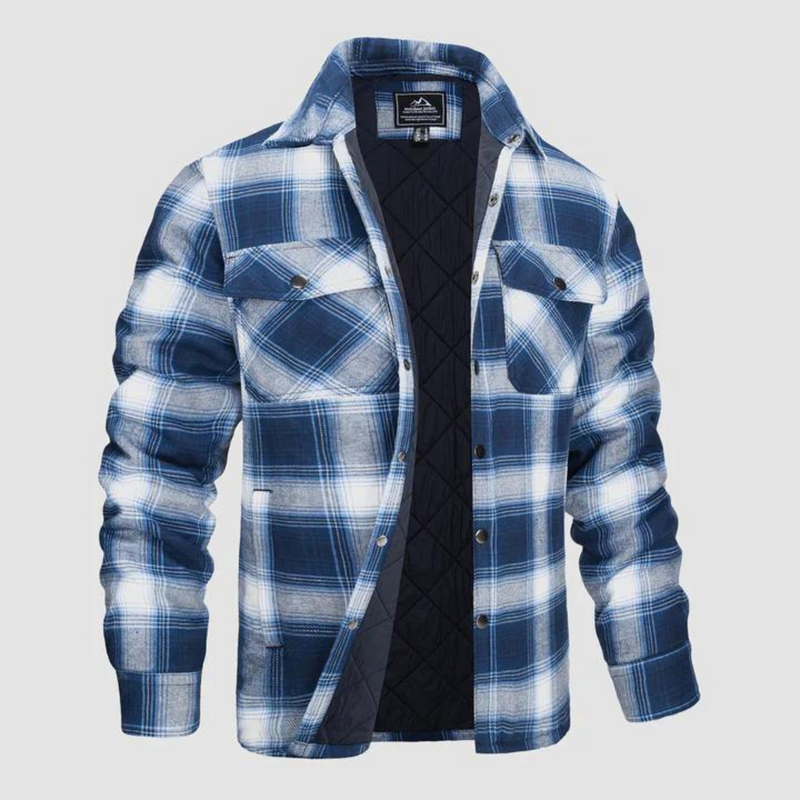 Men's Lined Plaid Lumberjack Jacket for Outdoor Work - product view 7 | Buffalo Gears