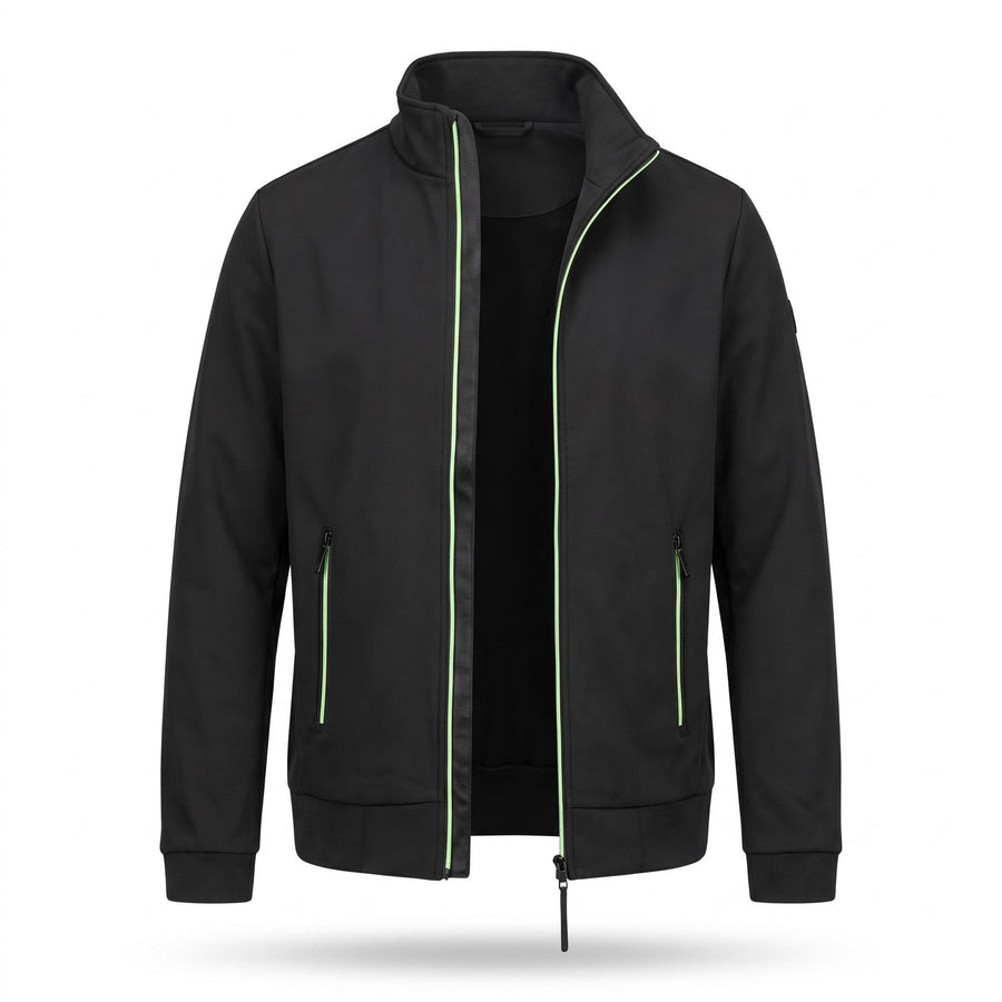 Men's Long Zip Knitted Jumper for Autumn and Winter - product view 1 | Buffalo Gears