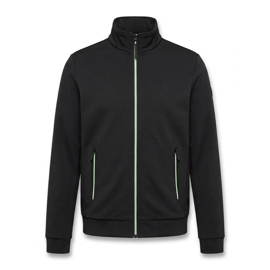 Men's Long Zip Knitted Jumper for Autumn and Winter - product view 6 | Buffalo Gears