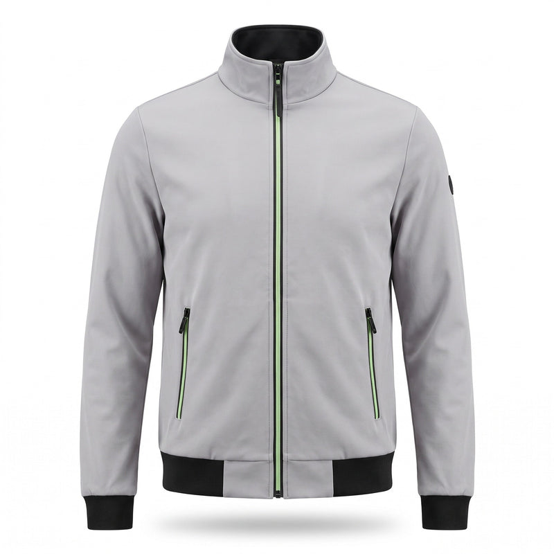 Men's Long Zip Knitted Jumper for Autumn and Winter - product view 7 | Buffalo Gears