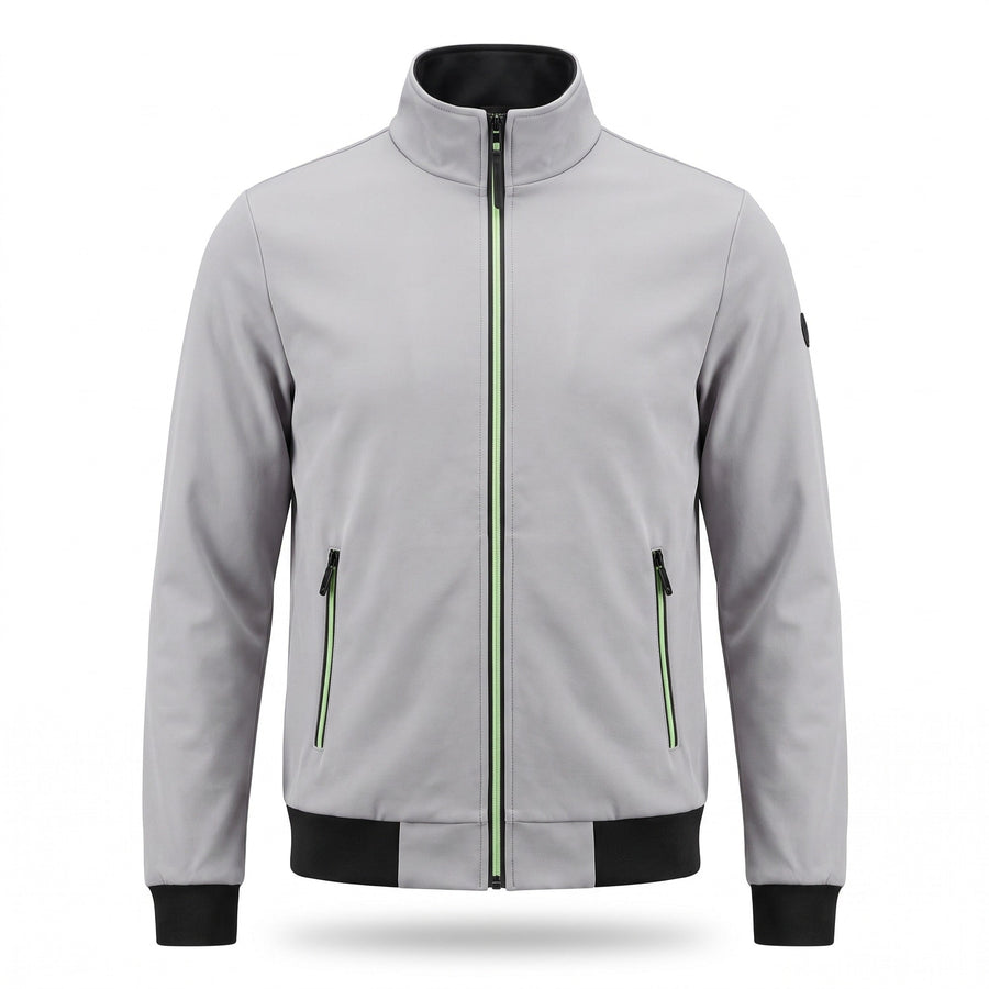 Men's Long Zip Knitted Jumper for Autumn and Winter - product view 7 | Buffalo Gears