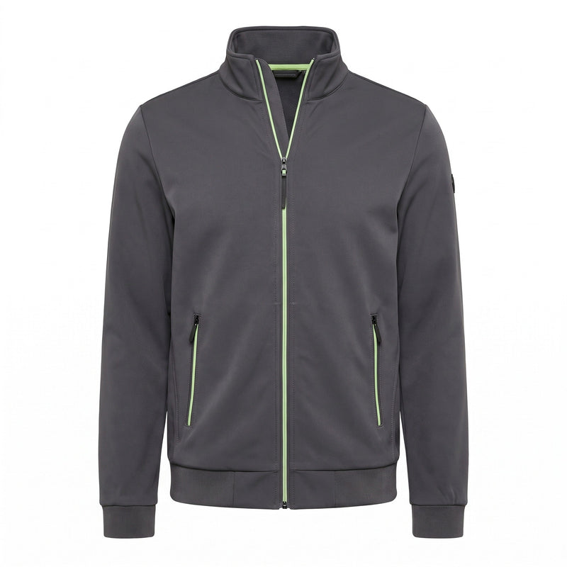 Men's Long Zip Knitted Jumper for Autumn and Winter - product view 10 | Buffalo Gears