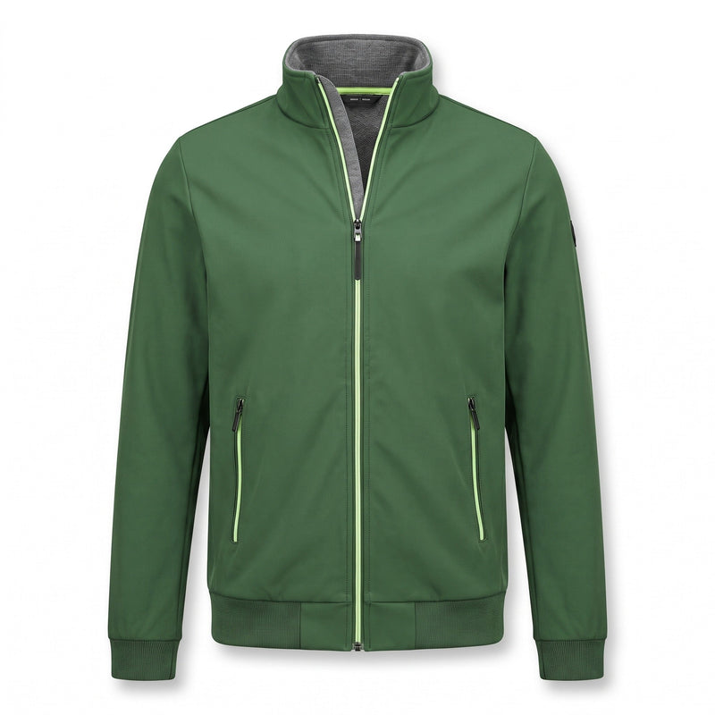 Men's Long Zip Knitted Jumper for Autumn and Winter - product view 12 | Buffalo Gears