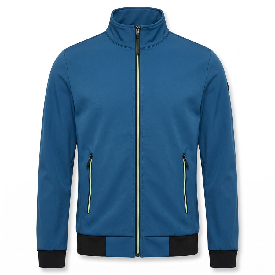Men's Long Zip Knitted Jumper for Autumn and Winter - product view 13 | Buffalo Gears