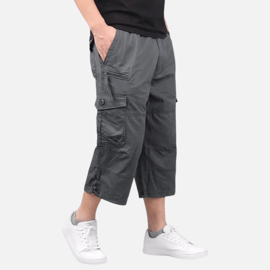 Men's Loose Fit Cargo Shorts with Multiple Pockets - product view 4 | Buffalo Gears