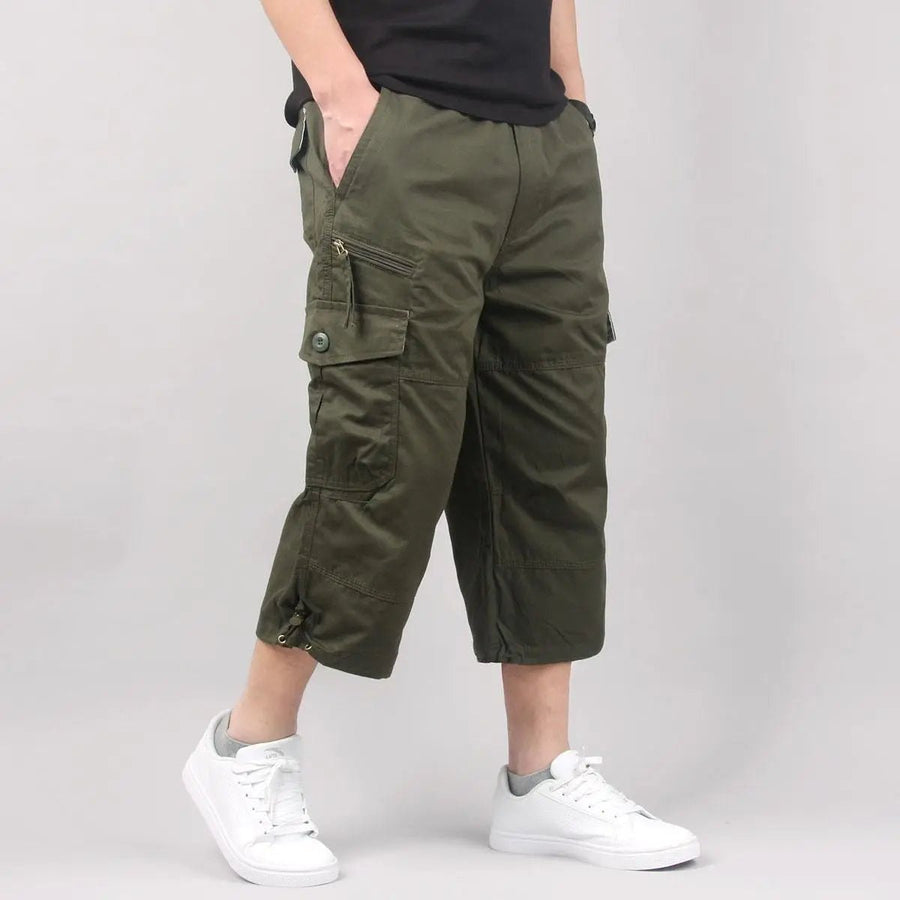 Men's Loose Fit Cargo Shorts with Multiple Pockets - product view 6 | Buffalo Gears