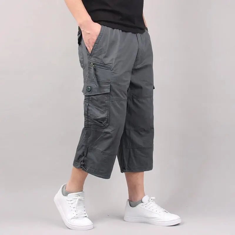 Men's Loose Fit Cargo Shorts with Multiple Pockets - product view 9 | Buffalo Gears