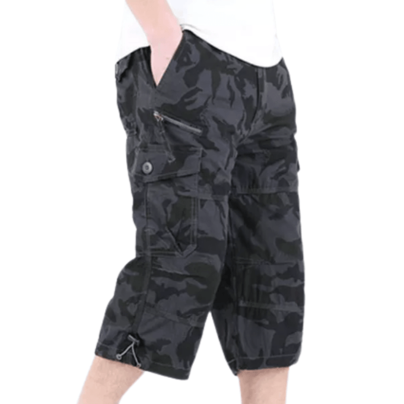 Men's Loose Fit Cargo Shorts with Multiple Pockets - product view 11 | Buffalo Gears