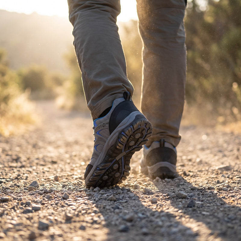 Men's Low-Cut Breathable Hiking Shoes with Lug Sole - product view 3 | Buffalo Gears