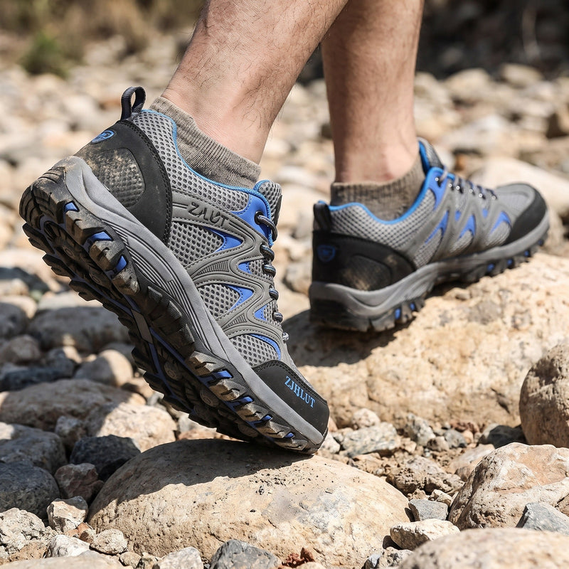 Men's Low-Cut Breathable Hiking Shoes with Lug Sole - product view 5 | Buffalo Gears