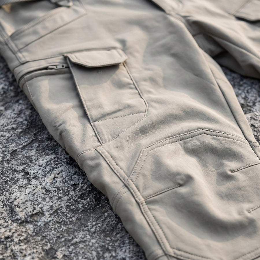 Men's Micro Stretch Cargo Trousers for Hiking and Fishing - product view 4 | Buffalo Gears
