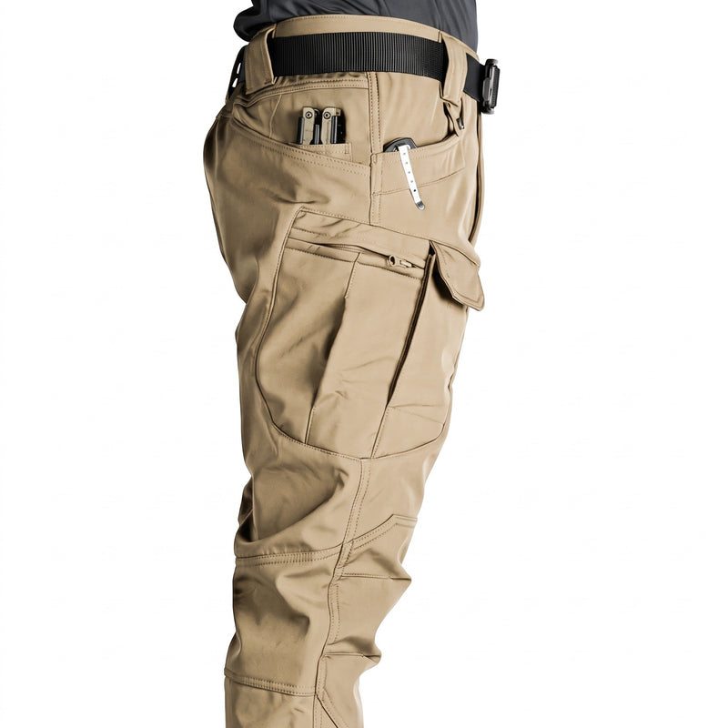 Men's Micro Stretch Cargo Trousers for Hiking and Fishing - product view 8 | Buffalo Gears