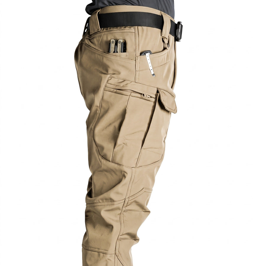 Men's Micro Stretch Cargo Trousers for Hiking and Fishing - product view 8 | Buffalo Gears