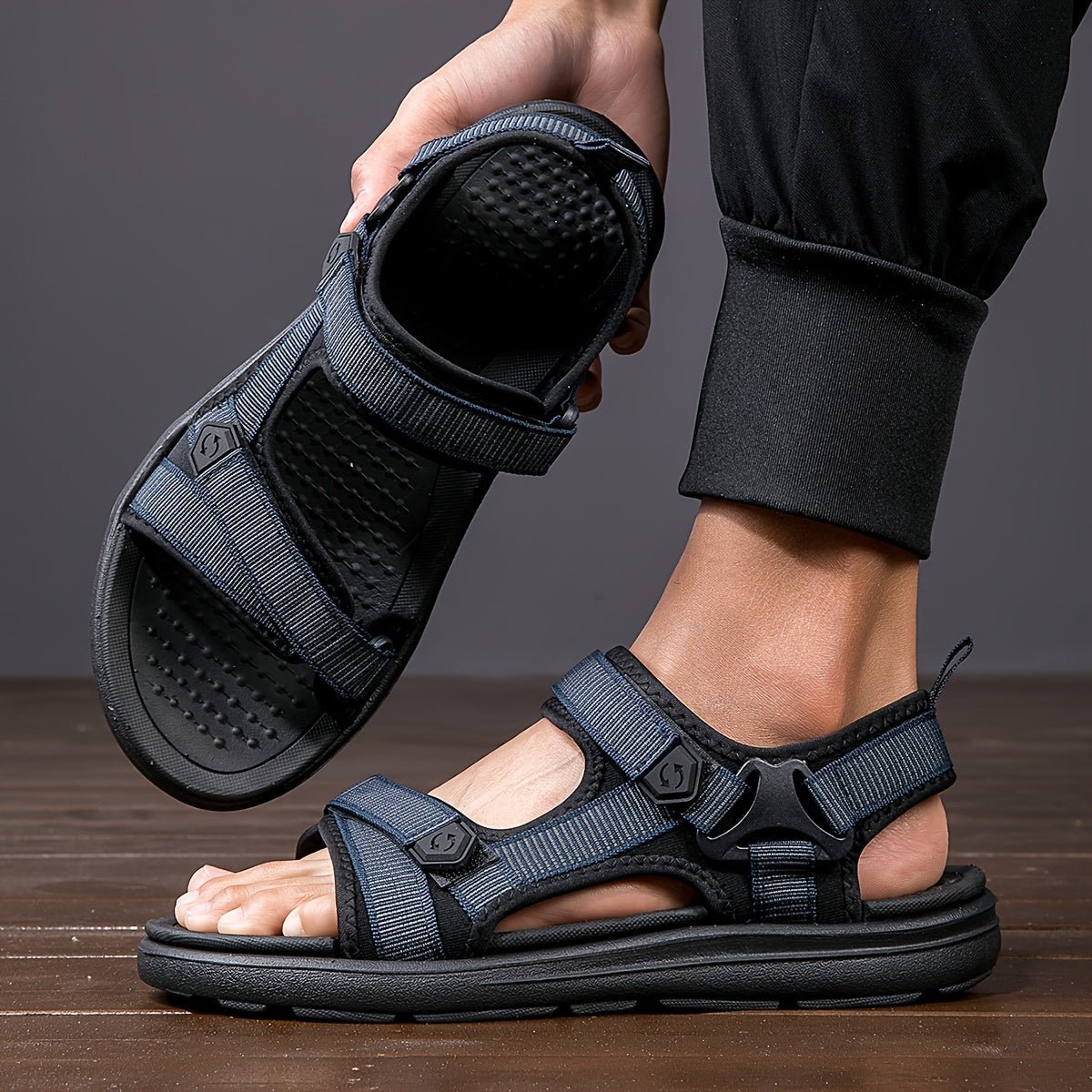 Men's Open-Toe Hiking Sandals with Adjustable Straps - product view 1 | Buffalo Gears