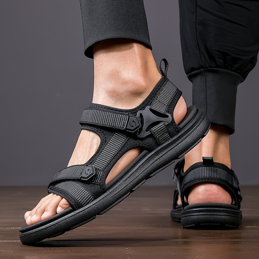 Men's Open-Toe Hiking Sandals with Adjustable Straps - product view 4 | Buffalo Gears