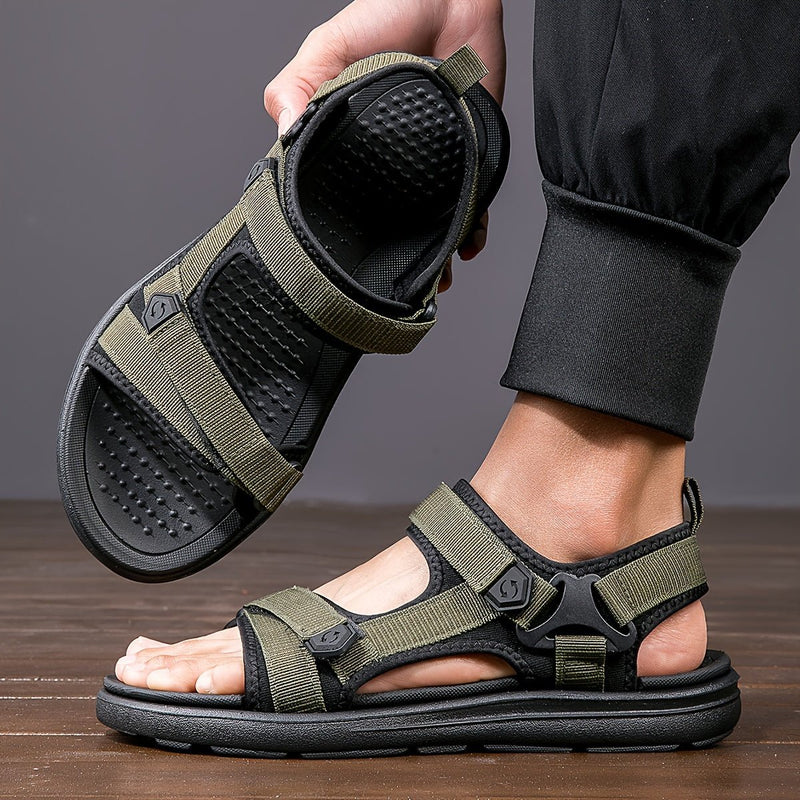 Men's Open-Toe Hiking Sandals with Adjustable Straps - product view 6 | Buffalo Gears