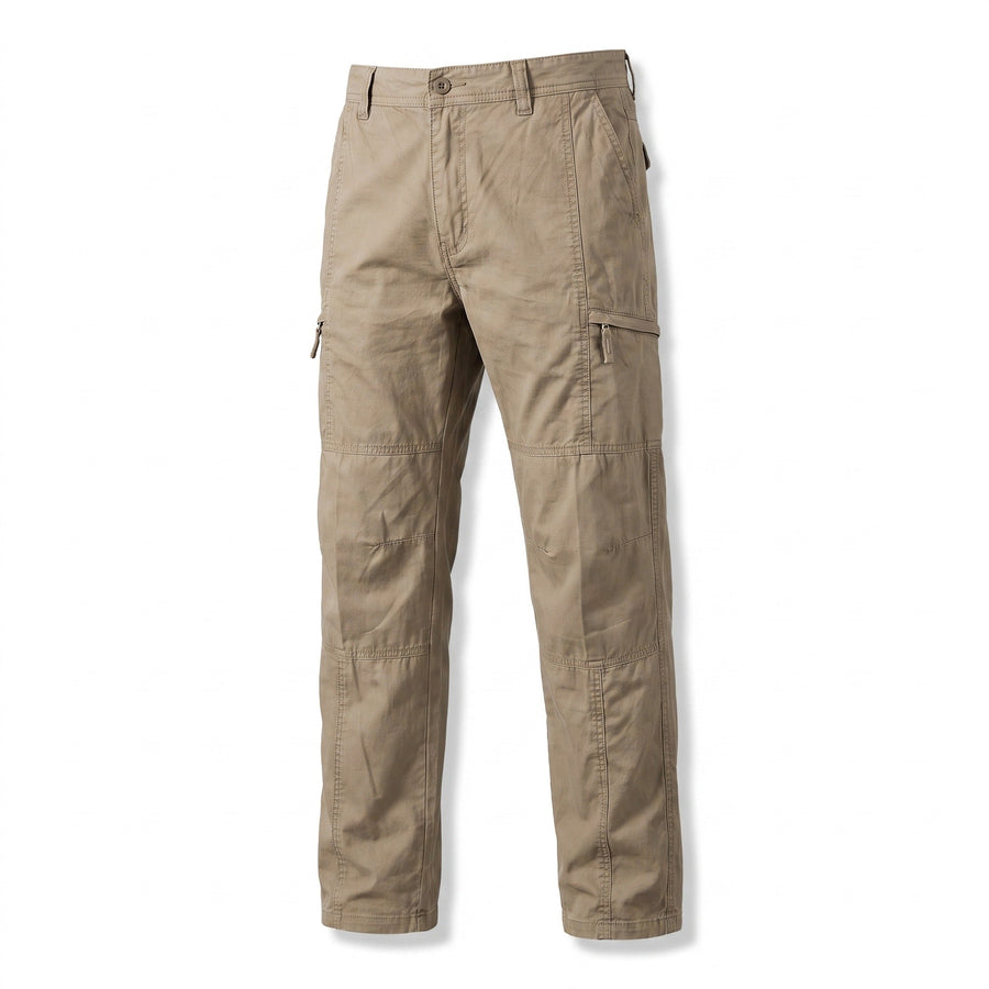 Men's Organic Cotton Cargo Trousers in Relaxed Fit - product view 1 | Buffalo Gears