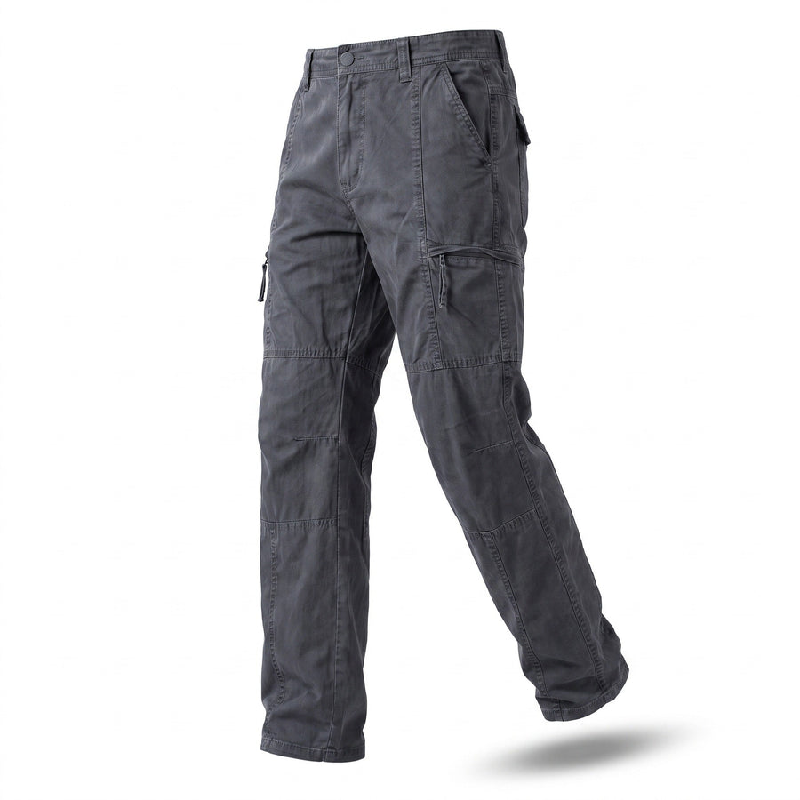 Men's Organic Cotton Cargo Trousers in Relaxed Fit - product view 7 | Buffalo Gears