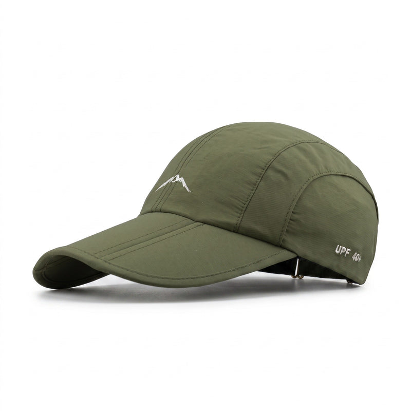 Men's Packable Nylon Sports Cap with Extended Visor - product view 6 | Buffalo Gears