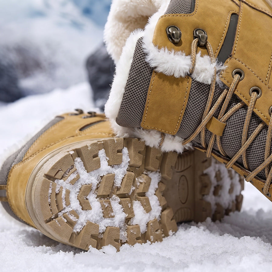 Men's Plush Lined Winter Hiking Boots with Deep Tread - product view 4 | Buffalo Gears