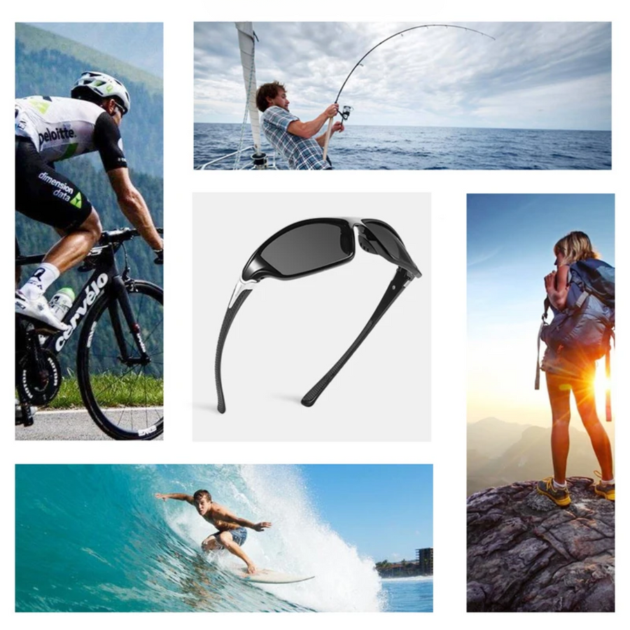 Men's Polarized Sports Sunglasses with UV400 Protection - product view 9 | Buffalo Gears