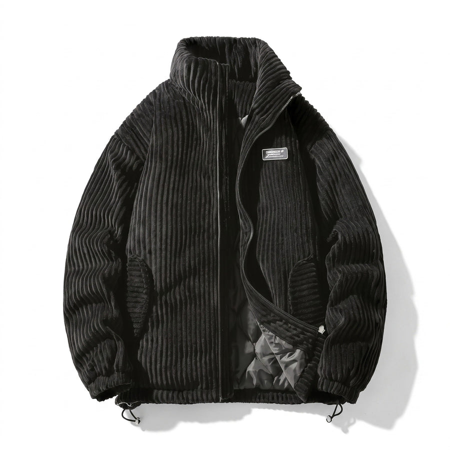 Men's Quilted Corduroy Jacket with Stand Collar - product view 1 | Buffalo Gears