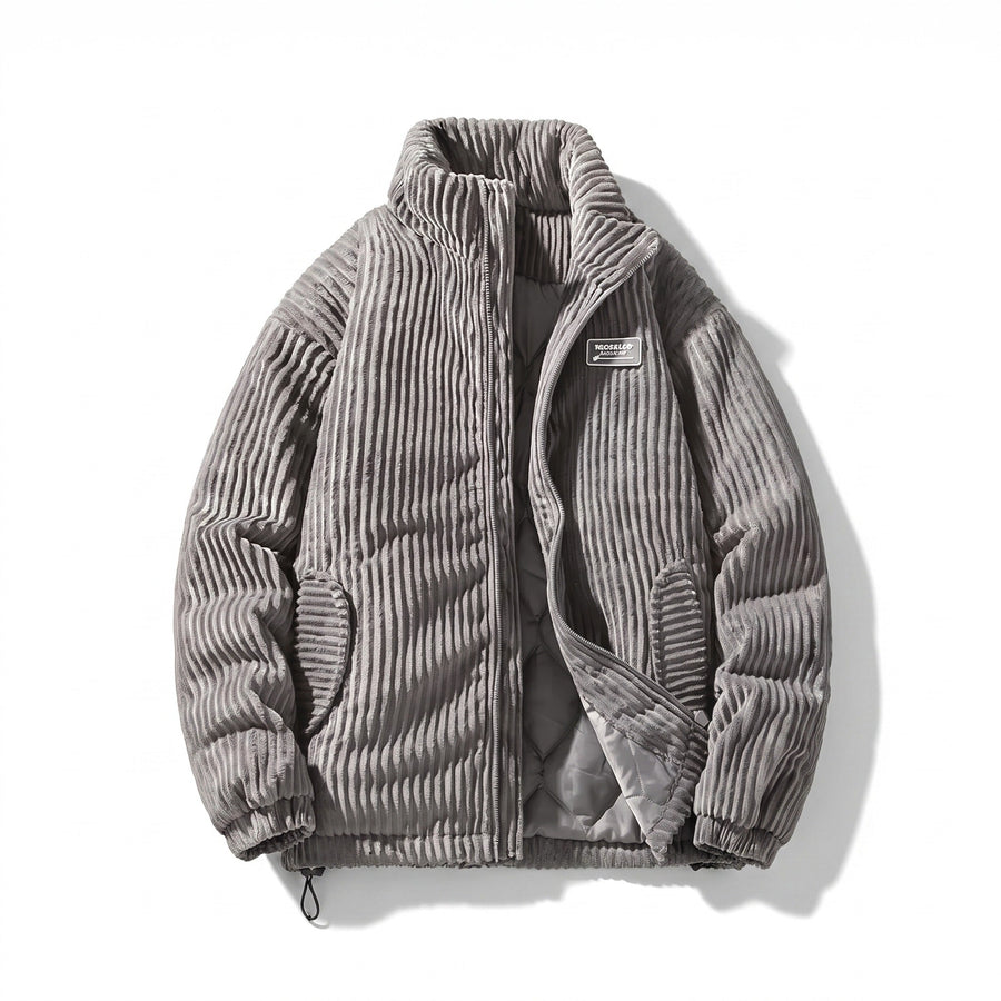 Men's Quilted Corduroy Jacket with Stand Collar - product view 9 | Buffalo Gears