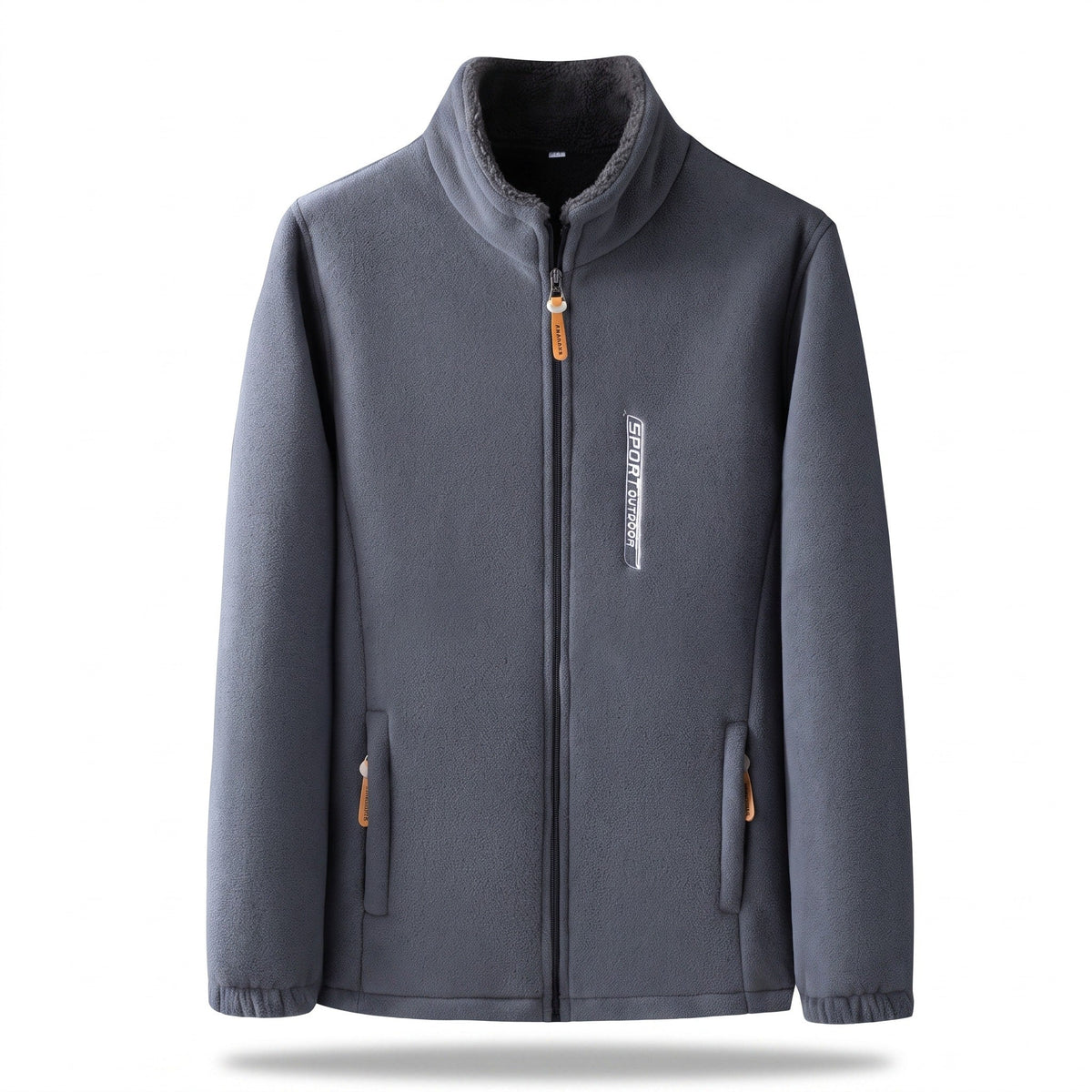Men's Reversible Double Sided Fleece Jacket, Full Zip - product view 1 | Buffalo Gears