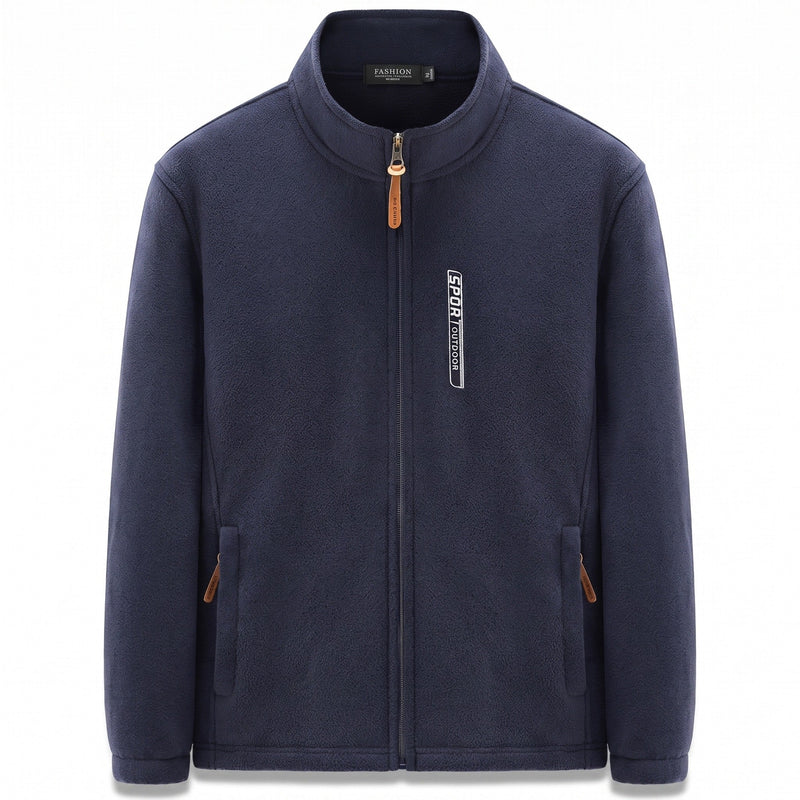 Men's Reversible Double Sided Fleece Jacket, Full Zip - product view 6 | Buffalo Gears