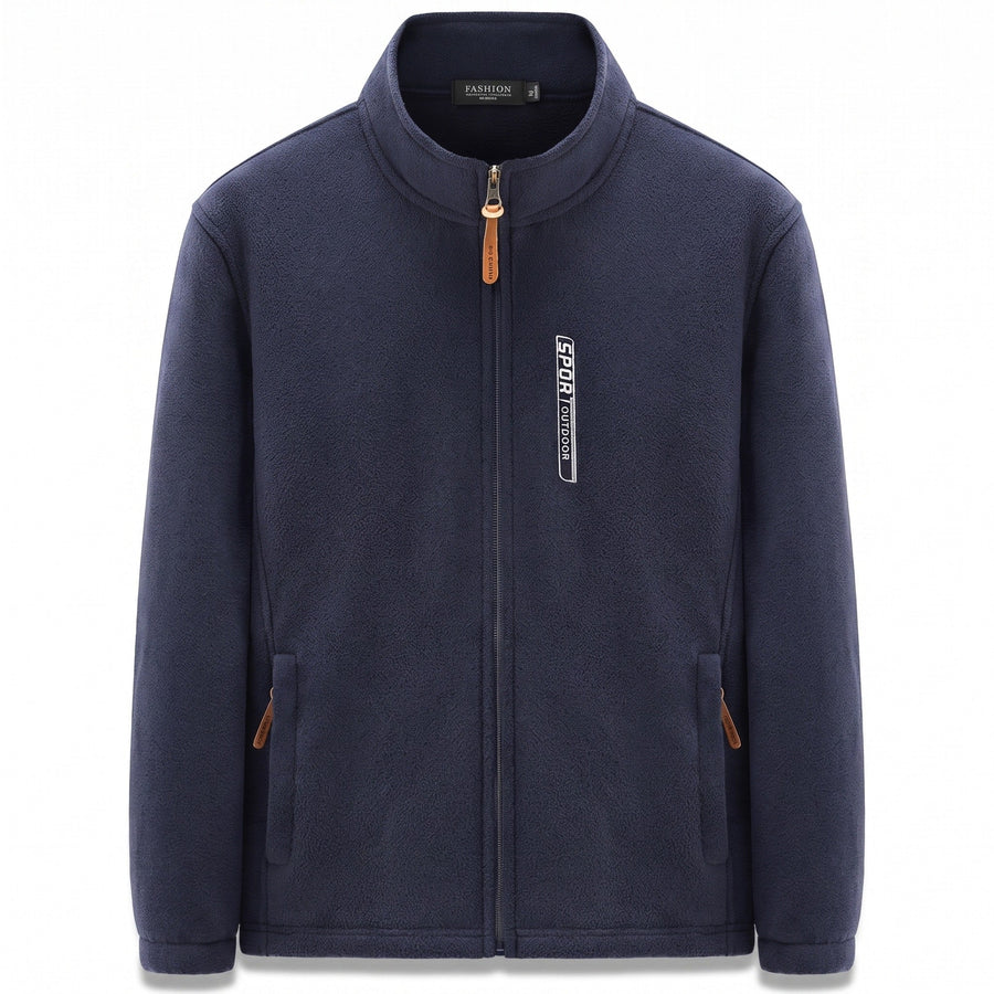 Men's Reversible Double Sided Fleece Jacket, Full Zip - product view 6 | Buffalo Gears