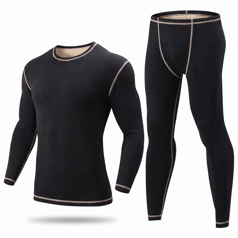 Men's Slim Fit Base Layer Set with Long Sleeve Top - product view 6 | Buffalo Gears