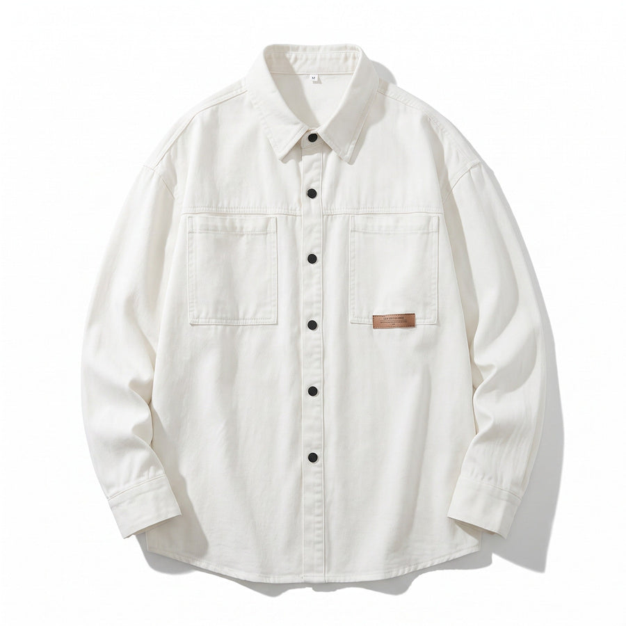 Men's Snap Button Cotton Work Shirt with Chest Pockets - product view 7 | Buffalo Gears