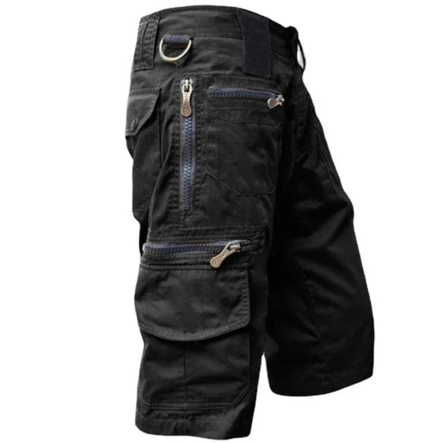 Men's Stretch Cargo Shorts with Quick-Dry Zip Pockets - product view 6 | Buffalo Gears