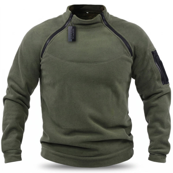Men's Tactical Fleece Jacket for Mid-Layer Warmth