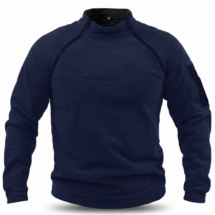Men's Tactical Fleece Jacket for Mid-Layer Warmth - product view 10 | Buffalo Gears