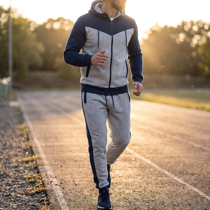 Men's Two Piece Tracksuit with a Breathable Fleece Lining - product view 3 | Buffalo Gears