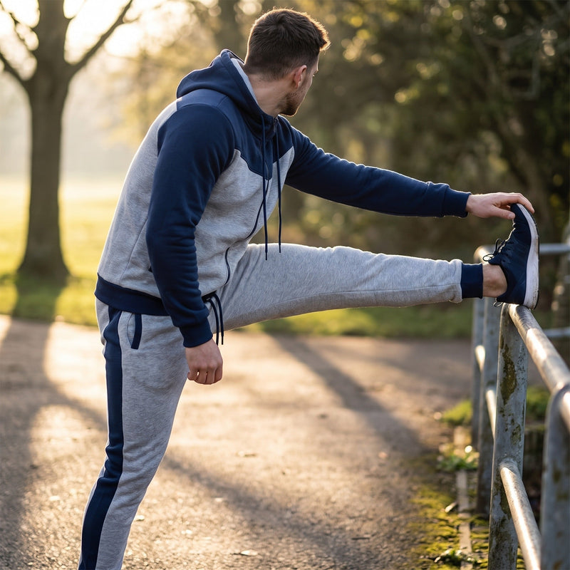 Men's Two Piece Tracksuit with a Breathable Fleece Lining - product view 5 | Buffalo Gears