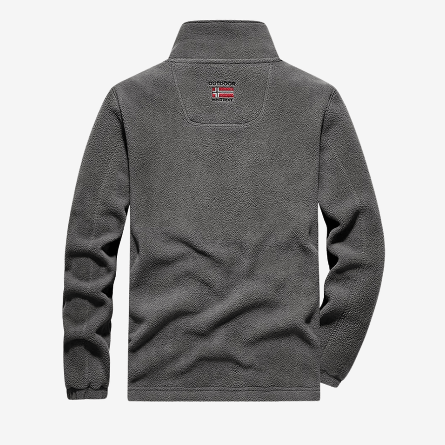 Men's Warm Fleece Jacket for Autumn and Winter Hikes - product view 10 | Buffalo Gears