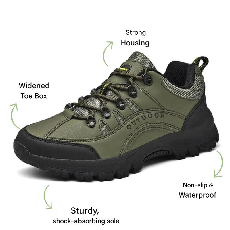 Men's Water-Resistant Hiking Shoes with Supportive Fit - product view 2 | Buffalo Gears