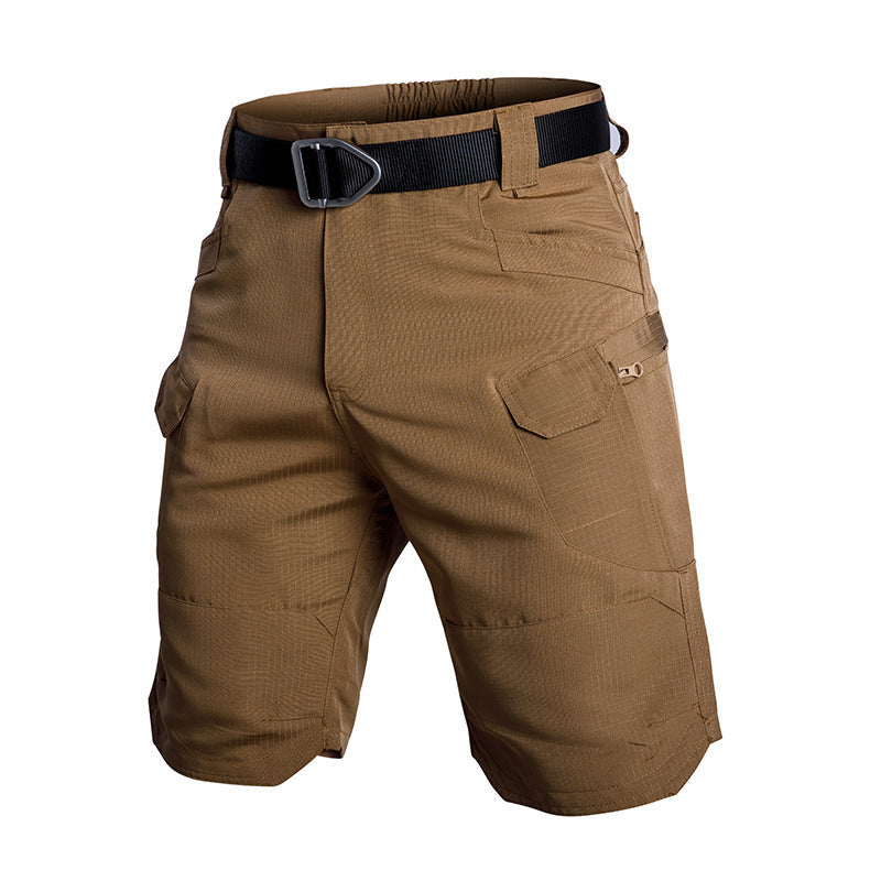 Men's Water-Resistant Ripstop Cargo Shorts for Trail Wear - product view 4 | Buffalo Gears
