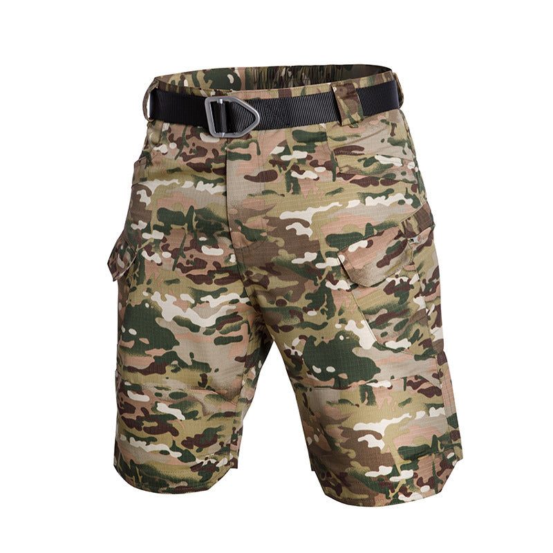 Men's Water-Resistant Ripstop Cargo Shorts for Trail Wear - product view 6 | Buffalo Gears