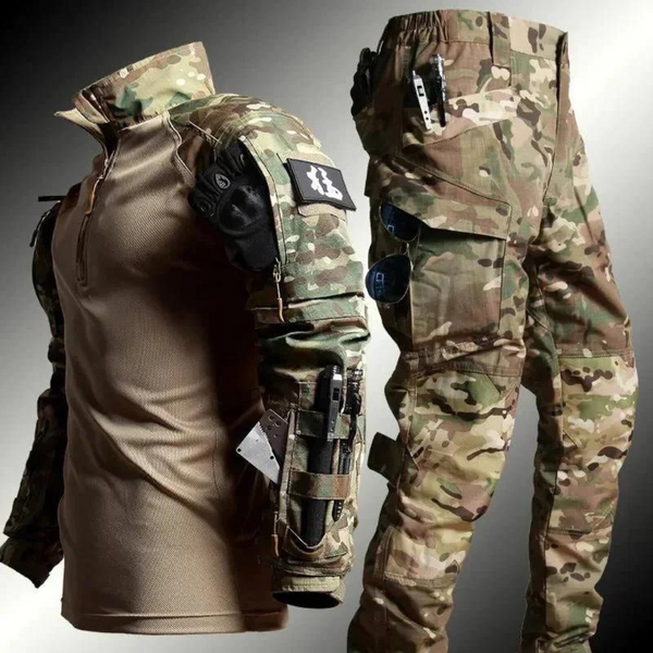 Men's Water-Resistant Tactical Set for Hiking and Camping