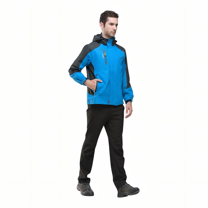Men's Waterproof Breathable Windproof Hiking Shell - product view 5 | Buffalo Gears
