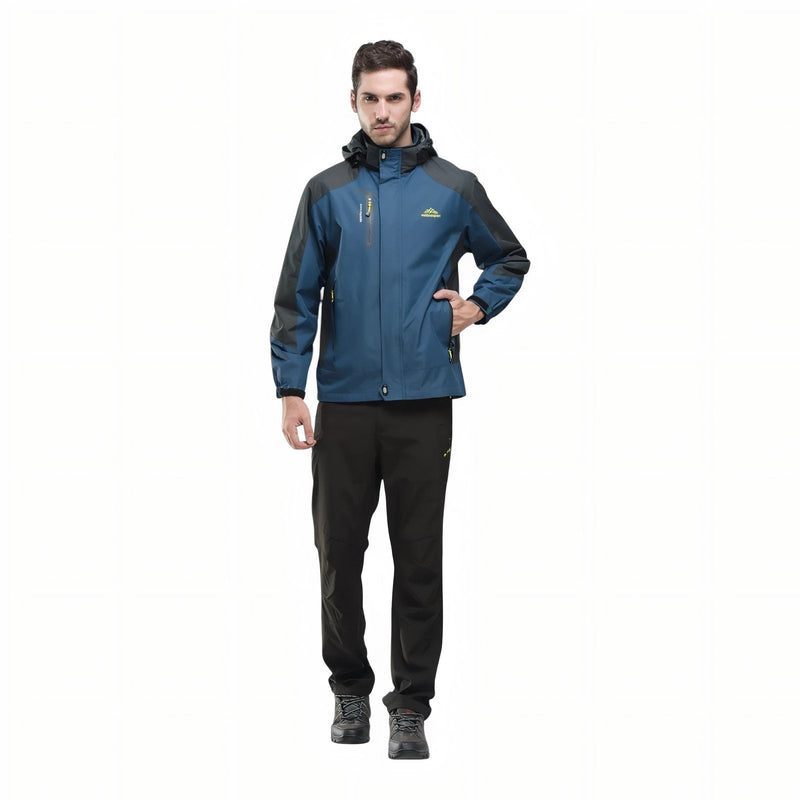Men's Waterproof Breathable Windproof Hiking Shell - product view 8 | Buffalo Gears