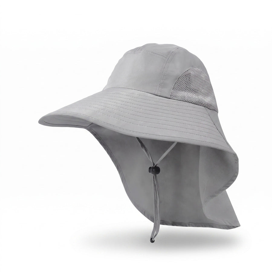 Men's Waterproof Wide-Brim Hat with Neck Flap - product view 1 | Buffalo Gears