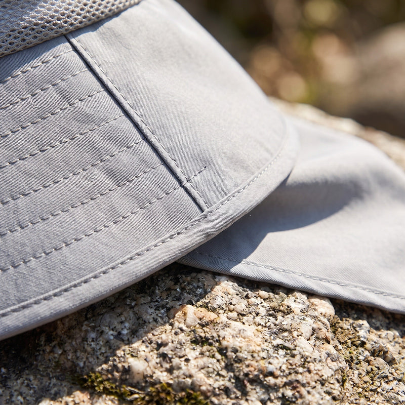 Men's Waterproof Wide-Brim Hat with Neck Flap - product view 4 | Buffalo Gears
