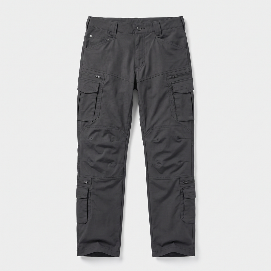 Men's Weather-Resistant Ripstop Cargo Trousers for Duty Wear - product view 1 | Buffalo Gears