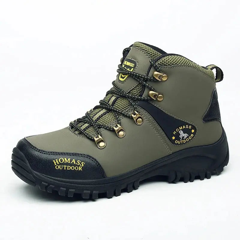 Men's Wide Fit Water-Resistant Hiking Boots for Trekking - product view 1 | Buffalo Gears