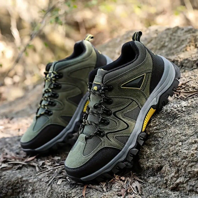 Men's Wide-Fit Waterproof Hiking Shoes for Outdoor Walking - product view 9 | Buffalo Gears