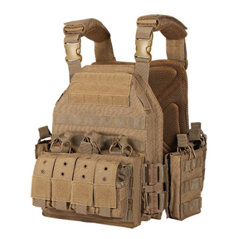 Modular MOLLE Plate Carrier Vest with Mag Pouches - product view 5 | Buffalo Gears